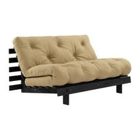 Sulankstoma sofa garstyčių spalvos 140 cm Roots Black Night – Karup Design