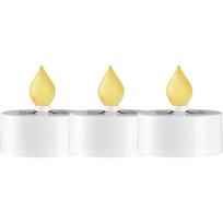 Lauko LED žvakės 3 vnt. saulės baterijos (aukštis 5,5 cm) Saul – Star Trading