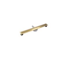 REA-G2714 - Nuotekų latakas NEOX SLIM, 70 cm, nerūdijančio plieno konstrukcija su šlifuoto aukso apdaila