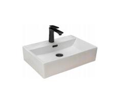 REA-U8701 - Antstalinis praustuvas BONITA 36x51 cm keramika/blizgi balta