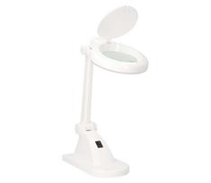 Nedis MAGLE1WT - LED stalinė lempa su lupa LED/6W/230V balta