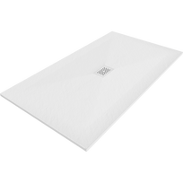 Mexen Hugo stačiakampė SMC dušo padėklas 180 x 100 cm, baltas, baltos spalvos dekoratyvinė danga - 42101018-W