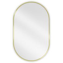 Mexen Loft vonios veidrodis ovalus 90 x 55 cm, aukso rėmas - 9851-090-055-000-50