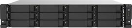 Qnap TS-1273AU-RP-8G NAS/storage server Rack (2U) Ryzen Embedded V1500B 8GB DDR4 0 TB QNAP QTS Aluminium, Black