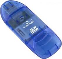Titanum TA101B card reader Blue USB 2.0