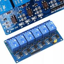 Relės modulis Rosfix 6 kanalų – Optinė izoliacija, Suderinamas su Arduino, Darbinė įtampa 24V