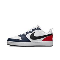 Nike Court Borough Low 2 GS USA Kids Sneakers White Midnight-Navy Black DO7446-101 36