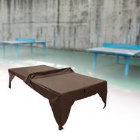 Ping Pong stalo danga Teniso kiemo saugykla lauke Aukščiausios kokybės saulės nepralaidi viduje pilka spalva