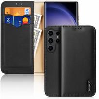 Juodas atverčiamas dėklas "Dux Ducis Hivo" telefonui Samsung Galaxy S24
