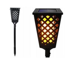 LED saulės lauko šviestuvas su jutikliu LED/0,6W/5,5V IP65 2000 mAh 107 cm juodas