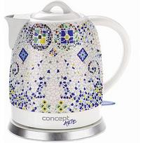 Concept ceramic kettle Arte, White/Marbles RK0020
