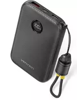 "Vention" 10000 mAh 2 x USB-C 1 x USB-A su ekranu 22,5 W, juoda