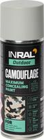 Aerozoliniai dažai INRAL Camouflage, agato pilka, matinė, RAL7038, 400ml