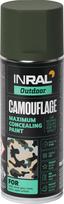 Aerozoliniai dažai INRAL Camouflage, bronzinė žalia, matinė, RAL6031, 400ml