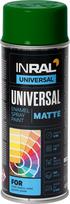 Aerozoliniai dažai INRAL Universal, samanų žalia RAL6005, pusiau mat., 400ml