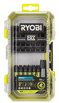 Sukimo antgalių rinkinys RYOBI RARXSD45, PH/PZ/TX/HEX/SL, smūginiai, su laikikliu, 45 vnt.