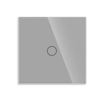Vienpolis sensorinis jungiklio dangtelis Feelspot, pilkas, 86x86mm,Vienpolis sensorinis jungiklio dangtelis Feelspot, pilkas, 86x86mm