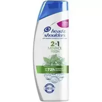 Head & Shoulders Menthol Fresh Anti-Dandruff Shampoo - Dandruff shampoo 2 in 1, 400ml