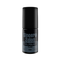 Gelinis nagų lakas "Sincero Salon", 6 ml, FLASH BLACK, 3760