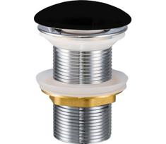 COMAD CLICK-CLACK T201M-B2-3 -Paspaudžiamas praustuvo CLICK-CLACK uždarytuvas, skersmuo 7 cm, matinė juoda