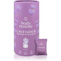 Body Restore Lavender Shower Steamers dušo tabletės su levandų kvapiosiomis medžiagomis 6 vnt.