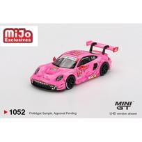Mini GT Modeliukas 1/64 2024 Porsche 911 (992) GT3 R #77 AO Racing Road America, pink (yra Sandėlyje)