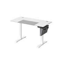 Reguliuojamo aukščio elektrinis rašomasis stalas, baltas-pilkas 60x120 cm
