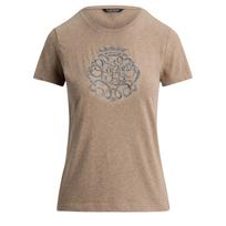Marškinėliai trump. rankovėmis moterims, Smėlio, Katlin short sleeve t shirt