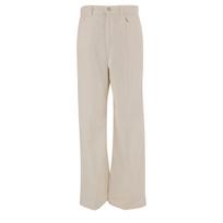 Kelnės moterims, Balta, Wide leg pants