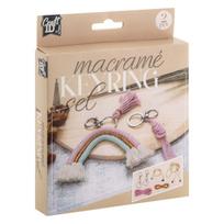 CRAFT ID kūrybinis makramės rinkinys - raktų pakabukai, CR1729/GE