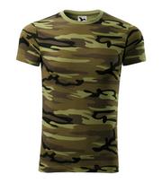 Marškinėliai Unisex MALFINI Camouflage 144 Camouflage green 160 g/m²