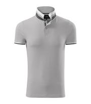 Vyriški Polo Marškinėliai MALFINI Collar Up Silver gray 215 g/m²