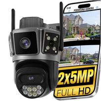 Išmanioji lauko IP kamera HEELLY DUAL 2×5MP, su 5GHz WiFi, sukimosi funkcija, automatiniu sekimu, dvikrypčiu garsu ir naktiniu matymu