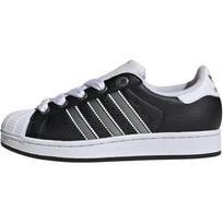 adidas Superstar 2 J Juodi Lęšiniai Dryžiai Vaikų Sportbačiai Core-Black Matte-Silver Cloud-White JQ0314 36⅔