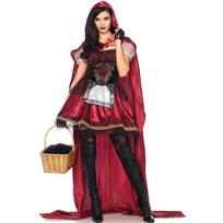 Ladies Halloween Costume Cloak Little Red Riding Hood Queen Costume Game Uniform Cosplay S