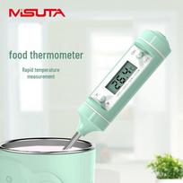 Misuta Digital Stainless Steel Food and Water Thermometer for Baking, Barbecue, and Baby Milk