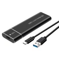 M.2 NVME SSD kietojo disko dėklas C tipo 3.1 aliuminio lydinio mobiliojo kietojo disko dėžutės išorinis kietojo disko dėklas 10Gbps Adapterio M rakto HD atminties dėžutė nešiojamam kompiuteriui