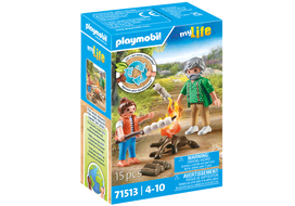 PLAYMOBIL MY LIFE Zefyrų kepimas ant laužo 71513
