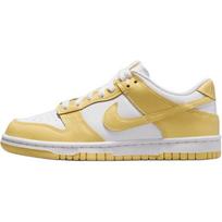 Nike Dunk Low Balti Švelniai Geltoni Vaikams Sportbačiai FB9109-126 36