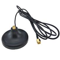 WiFi antenos stovas magnetiniu pagrindu RP-SMA varinis laidas belaidis prailginimo laidas