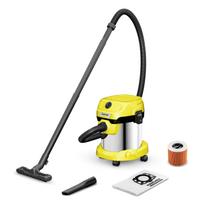Dulkių siurblys KARCHER WD 2 Plus S V-15/4/18/C Geltonas