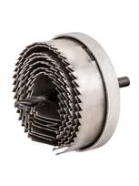 Kiaurymių karūnų rinkinys TOP TOOLS 7 vnt. (26-63 mm)
