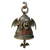 Ozzy Osbourne Motociklo Varpelio Raktų Pakabukas, Motociklininko Aksesuaras ar Raktų Pakabukas Sėkmei Kelyje one size  ruda