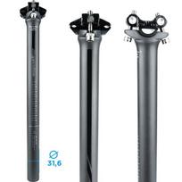 Anglies pluošto dviračio sėdynės stulpas 31,6 mm x 350 mm, suderinamas su apvaliais ir ovaliais bėgeliais, sėdynės vamzdis, sėdynės laikiklis.