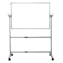 Dvipusė vartoma magnetinė lenta MEMOBOARDS, 180x120 cm, mobili