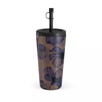 Kelioninis puodelis su šiaudeliu BURGA Velvet Night 700ml