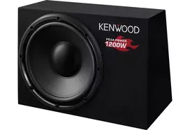 Kenwood KSC-W1200B automobilio žemo dažnio kolonėlė Iš anksto įrengtas žemųjų dažnių garsiakalbis 300 W