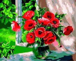 Painting by the numbers - 50517 - POPPY - size 40x50 cm