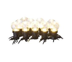LED lauko dekoratyvinė girlianda 10xLED/10m IP44 skaidri