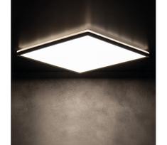 Kanlux 31535 - LED lubinis šviestuvas AZPO LED/22W/230V 42x42 cm IP54 juodas